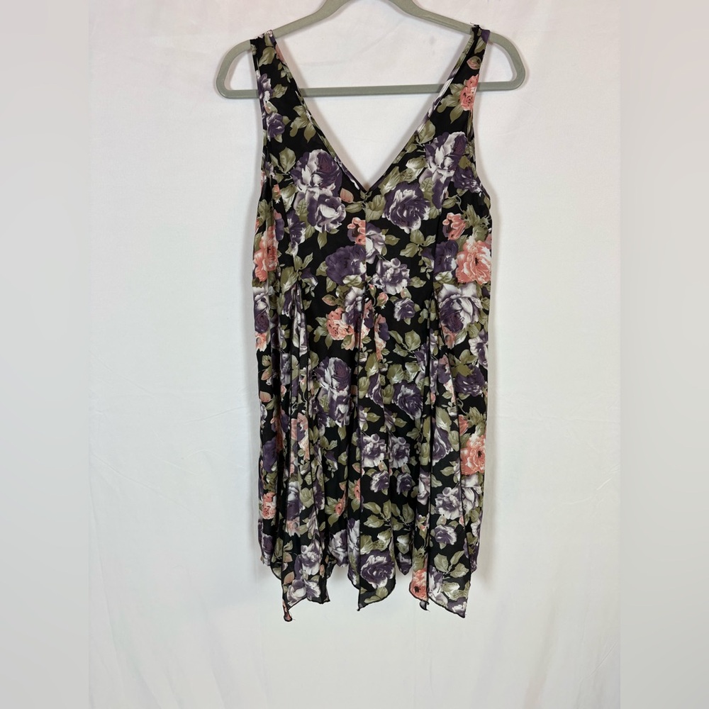 Mittoshop Purple and Pink Floral Dress